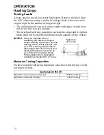 Предварительный просмотр 78 страницы Polaris Sportsman 9922051 Owner'S Manual