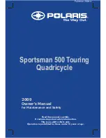 Polaris Sportsman 9922172 Owner'S Manual preview