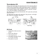 Предварительный просмотр 77 страницы Polaris Sportsman 9922247 Owner'S Manual