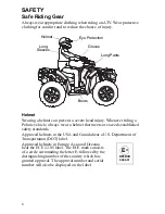 Предварительный просмотр 12 страницы Polaris Sportsman 9922452 Owner'S Manual