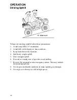 Предварительный просмотр 49 страницы Polaris Sportsman 9922551 Owner'S Manual