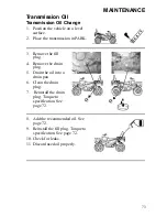 Предварительный просмотр 76 страницы Polaris Sportsman 9922551 Owner'S Manual