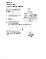 Предварительный просмотр 22 страницы Polaris Sportsman 9922553 Owner'S Manual