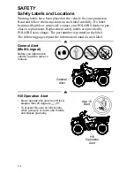 Preview for 16 page of Polaris Sportsman Forest 500 Owner'S Manual For Maintenance And Safety