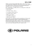 Preview for 2 page of Polaris Sportsman Forest 550 Owner'S Manual