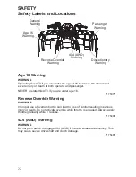 Предварительный просмотр 24 страницы Polaris Sportsman Touring 570 Owner'S Manual For Maintenance And Safety