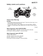 Предварительный просмотр 27 страницы Polaris Sportsman Touring 570 Owner'S Manual For Maintenance And Safety