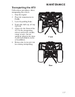 Предварительный просмотр 139 страницы Polaris Sportsman Touring 570 Owner'S Manual For Maintenance And Safety