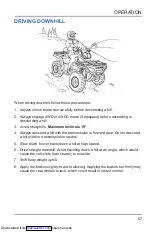 Предварительный просмотр 69 страницы Polaris Sportsman Touring XP 1000 EPS 2022 Owner'S Manual