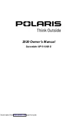 Предварительный просмотр 3 страницы Polaris Sportsman XP 1000 S 2020 Owner'S Manual For Maintenance And Safety