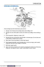 Предварительный просмотр 67 страницы Polaris Sportsman XP 1000 S 2020 Owner'S Manual For Maintenance And Safety