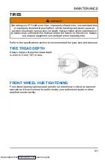 Предварительный просмотр 103 страницы Polaris Sportsman XP 1000 S 2020 Owner'S Manual For Maintenance And Safety