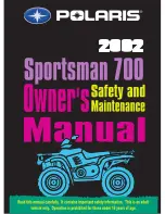 Polaris Sprotsman 700 Safety And Maintenance Manual предпросмотр