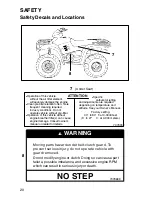 Предварительный просмотр 22 страницы Polaris Sprotsman 700 Safety And Maintenance Manual