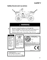 Предварительный просмотр 23 страницы Polaris Sprotsman 700 Safety And Maintenance Manual