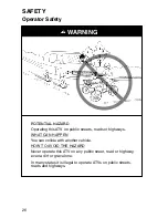 Предварительный просмотр 28 страницы Polaris Sprotsman 700 Safety And Maintenance Manual