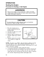 Предварительный просмотр 66 страницы Polaris Sprotsman 700 Safety And Maintenance Manual