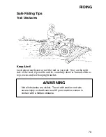 Предварительный просмотр 81 страницы Polaris Sprotsman 700 Safety And Maintenance Manual