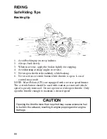 Предварительный просмотр 82 страницы Polaris Sprotsman 700 Safety And Maintenance Manual