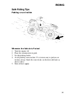 Предварительный просмотр 83 страницы Polaris Sprotsman 700 Safety And Maintenance Manual