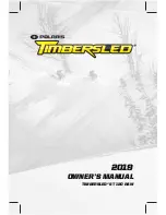 Polaris Timbersled ST 120 RAW 2019 Owner'S Manual preview