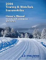 Polaris Touring 2004 Owner'S Manual предпросмотр