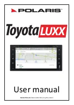 Предварительный просмотр 1 страницы Polaris ToyotaLUXX User Manual