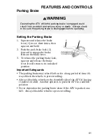 Preview for 44 page of Polaris Trail Blazer 2004 Owner'S Manual