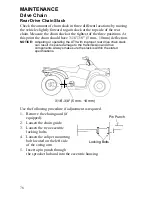 Предварительный просмотр 81 страницы Polaris Trail Boss 9921784 Owner'S Manual