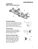 Preview for 80 page of Polaris Trail Touring 2009 Owner'S Manual