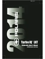 Polaris Turbo IQ LXT Owner'S Manual preview