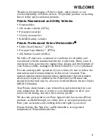 Preview for 5 page of Polaris UTV 2x4 Series 11 Owner'S Manual