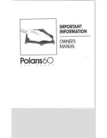 Preview for 1 page of Polaris Vac-Sweep 60 Owner'S Manual