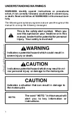 Preview for 8 page of Polaris Victory Deluxe Cruiser 2001 Manual