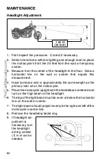 Предварительный просмотр 70 страницы Polaris Victory Deluxe Cruiser 2001 Manual