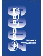 Preview for 1 page of Polaris Widetrak LX Owner'S Manual