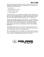 Preview for 4 page of Polaris Widetrak LX Owner'S Manual