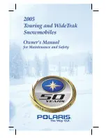 Preview for 1 page of Polaris WideTrak Owner'S Manual For Maintenance And Safety