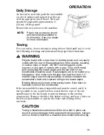 Preview for 78 page of Polaris WideTrak Owner'S Manual For Maintenance And Safety