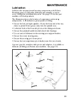 Preview for 86 page of Polaris WideTrak Owner'S Manual For Maintenance And Safety