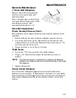 Preview for 116 page of Polaris WideTrak Owner'S Manual For Maintenance And Safety