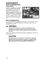 Preview for 117 page of Polaris WideTrak Owner'S Manual For Maintenance And Safety