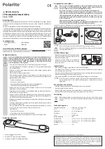 Предварительный просмотр 4 страницы Polarlite 1499879 Operating Instructions