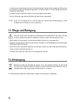 Предварительный просмотр 10 страницы Polarlite 1500203 Operating Instructions Manual