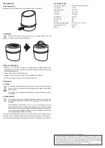 Preview for 2 page of Polarlite 1507464 Operating Instructions Manual