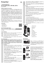 Polarlite 1507467 Operating Instructions Manual предпросмотр