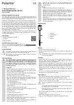 Polarlite 1518443 Operating Instructions Manual предпросмотр