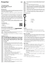 Предварительный просмотр 7 страницы Polarlite 1518443 Operating Instructions Manual