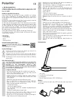 Polarlite 1544291 Operating Instructions Manual предпросмотр