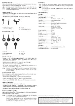 Предварительный просмотр 2 страницы Polarlite 1544291 Operating Instructions Manual